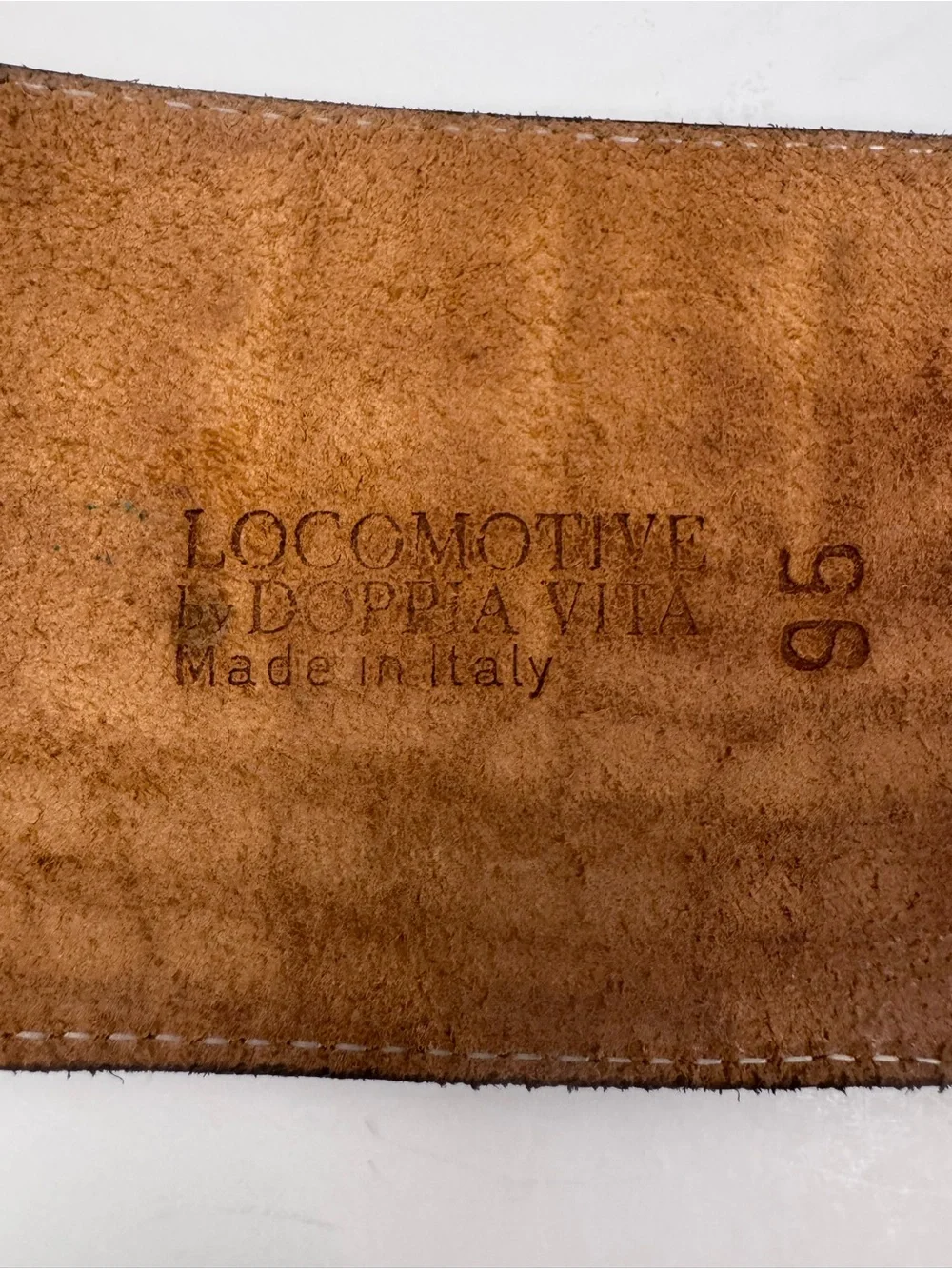 Palm West Italy Leather Money Clip Wallet Elk Medallion Made in Italy Quiet Lux
